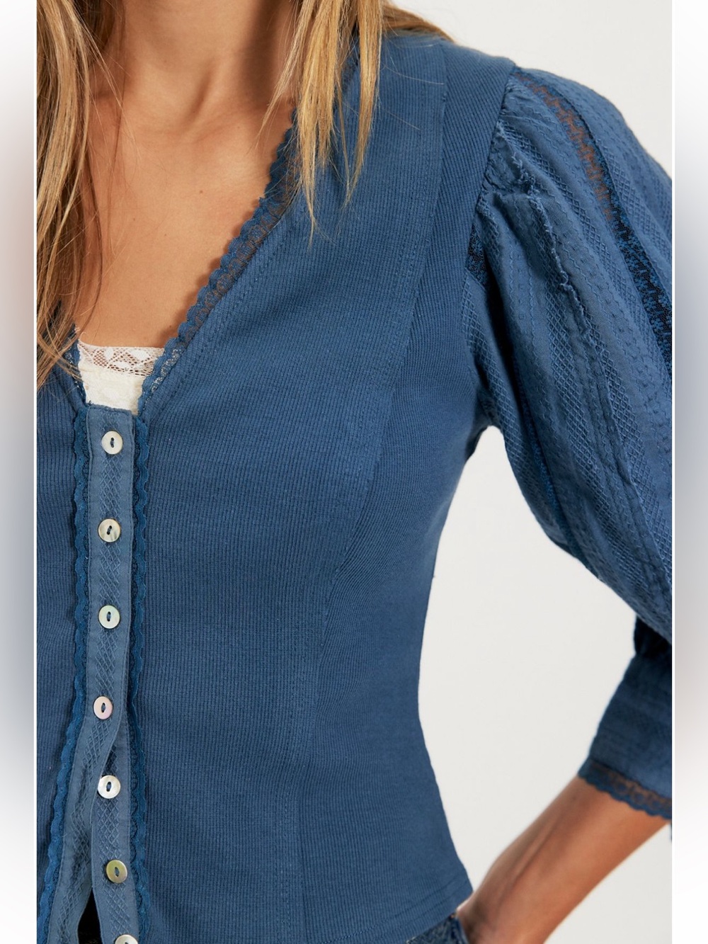 Free People Sumner Lace Blouse - Picture 3 of 5